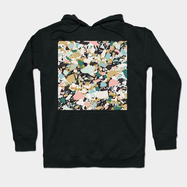 Mixed Modern Shapes / Maximalist Texture Hoodie by matise